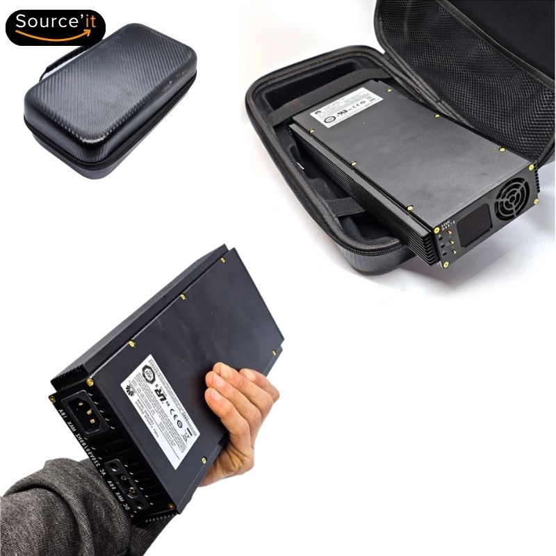 Chargeur GTK et Alimentation réglable 13S 54.6V - 17S 71.4V 0 à 50A avec sacoche de transport - Source'IT