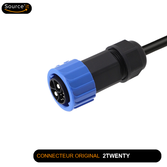 Conector original 2Twenty Chogori para cargador de Scooter Eléctrico 2Twenty Roma 4800 72V-84V 5A - Source'IT