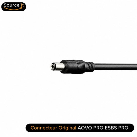 Connecteur original du Chargeur Trottinette Électrique AOVO PRO ESBS PRO – Jack 5,5 mm – Source’IT