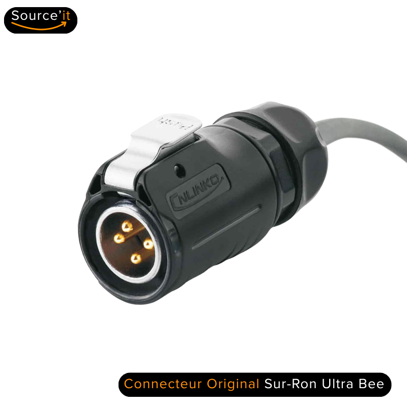 Connecteur de Chargeur Pocket Sur-Ron Ultra Bee 72V-84V 5A (Batterie d'origine) - Source'IT
