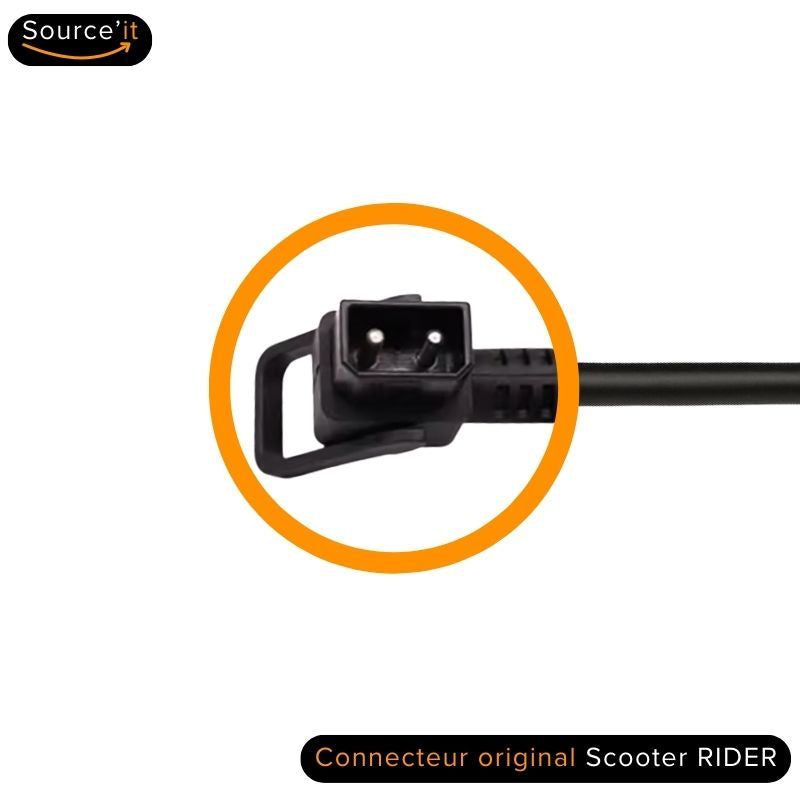 Connecteur de Chargeur Rapide Scooter électrique Rider 3000 72V-84V 10A - Source'IT