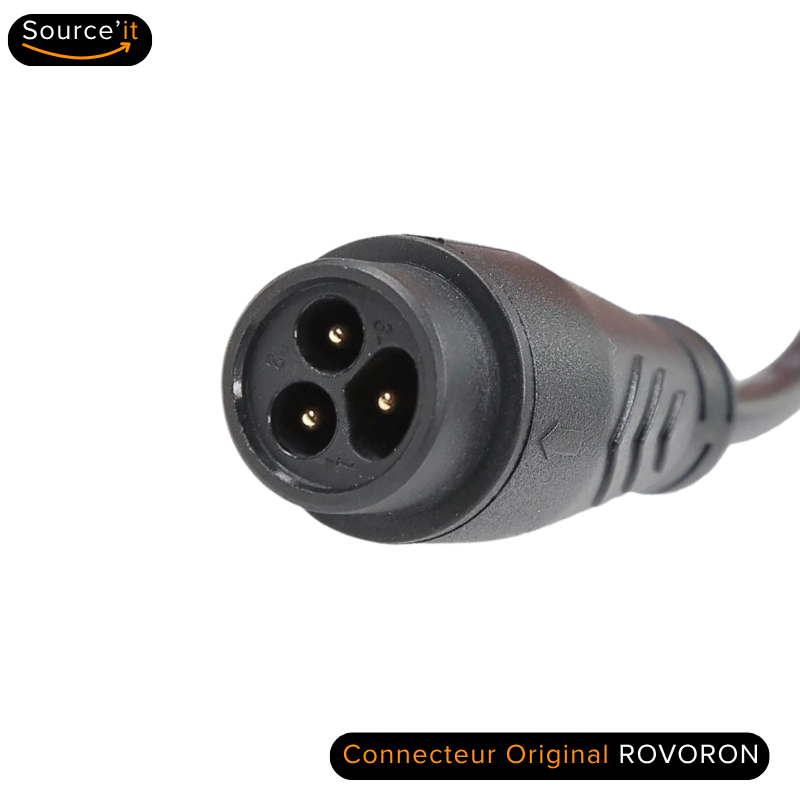 Connecteur d'origine du Chargeur Rovoron R5 PRO 60V-67,2V 2A - Source'IT