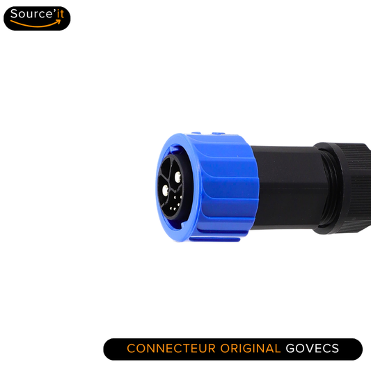 Connecteur original Govecs Flex pour chargeur de batterie 52V 33,5Ah - Source'IT