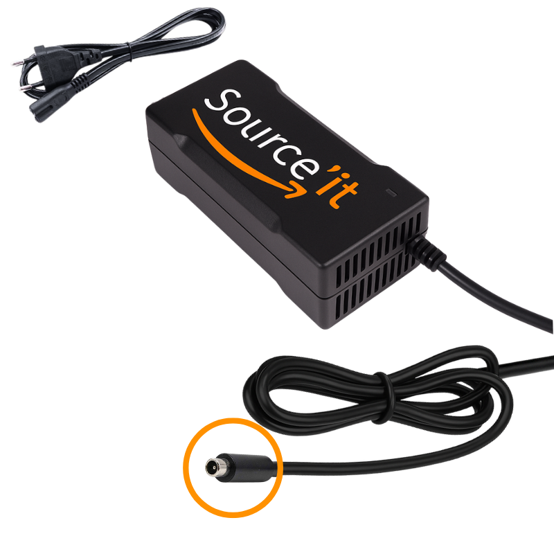 Chargeur Ausom Go Soul 2 et Go Soul 2 pro 48V - 54,6V 2A - Source'IT