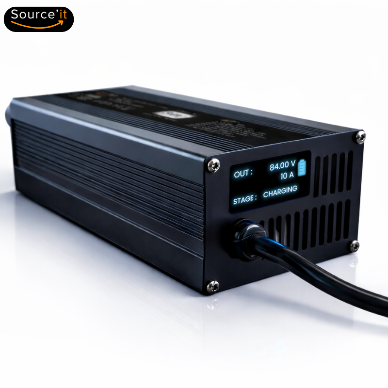 Chargeur Externe Moto électrique Horwin CR6 72V-84V 10A - Source'IT