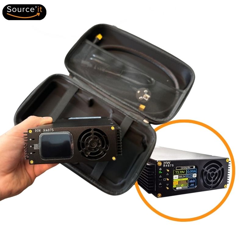 Chargeur GTK et Alimentation réglable 16S - 22S 0 à 50A - Source'IT 