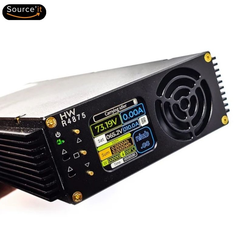 Chargeur GTK réglable 39V à 71.4V avec écran numérique  - Source'IT 