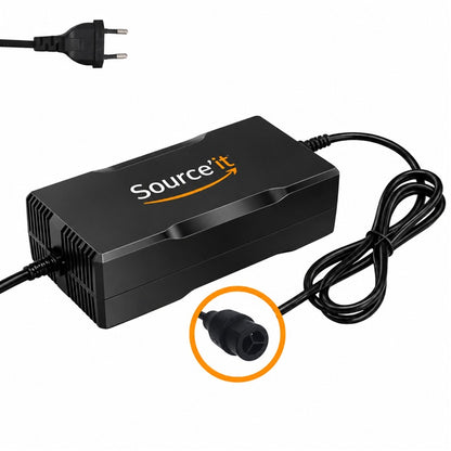 Chargeur Kaabo Wolf King GT 72V-84V 3A nouveau connecteur - Source'IT
