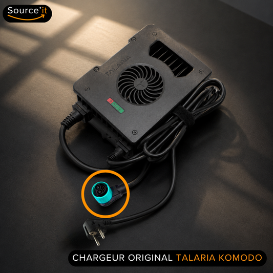 Chargeur Original Talaria KOMODO 97,4V-113.4V 15A (Batterie d'origine) - Source'IT