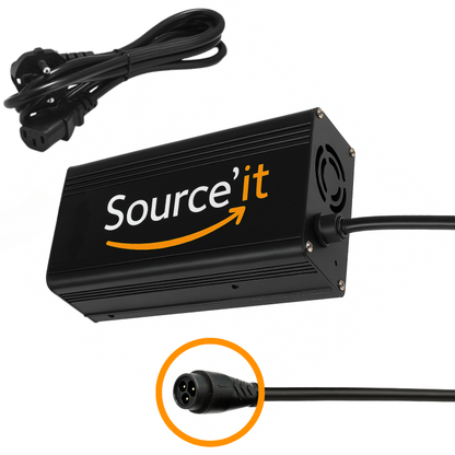 Chargeur RAPIDE Dualtron Flip 60V - 67,2V 5A - Source'IT