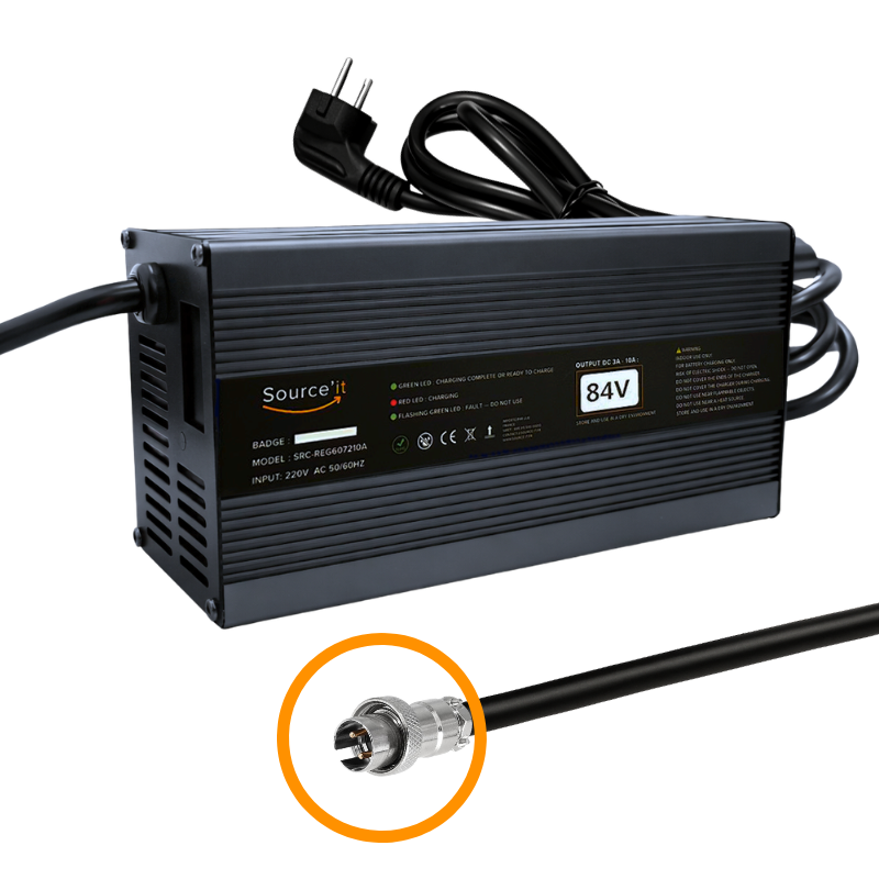 Chargeur Réglable Ultra Rapide 72V-84V 10A Nami Blast Max - Source'IT