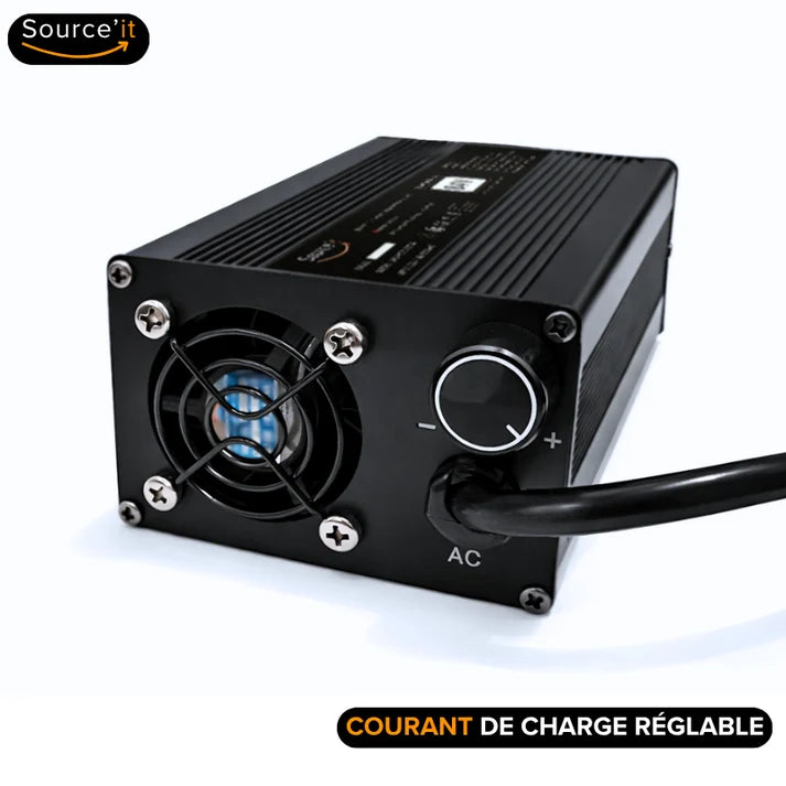 Chargeur Réglable Ultra Rapide Nami Blast 60V-67,2V 10A - Source'IT