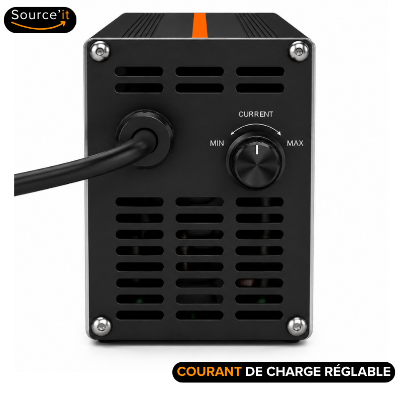 Chargeur Réglable Ultra Rapide Rovoron S7 84V-96.6V 15A LP16 - Source'IT