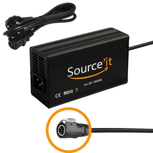 Chargeur Rapide 84V - 95.4V 10A Dualtron X Limited - Source'IT