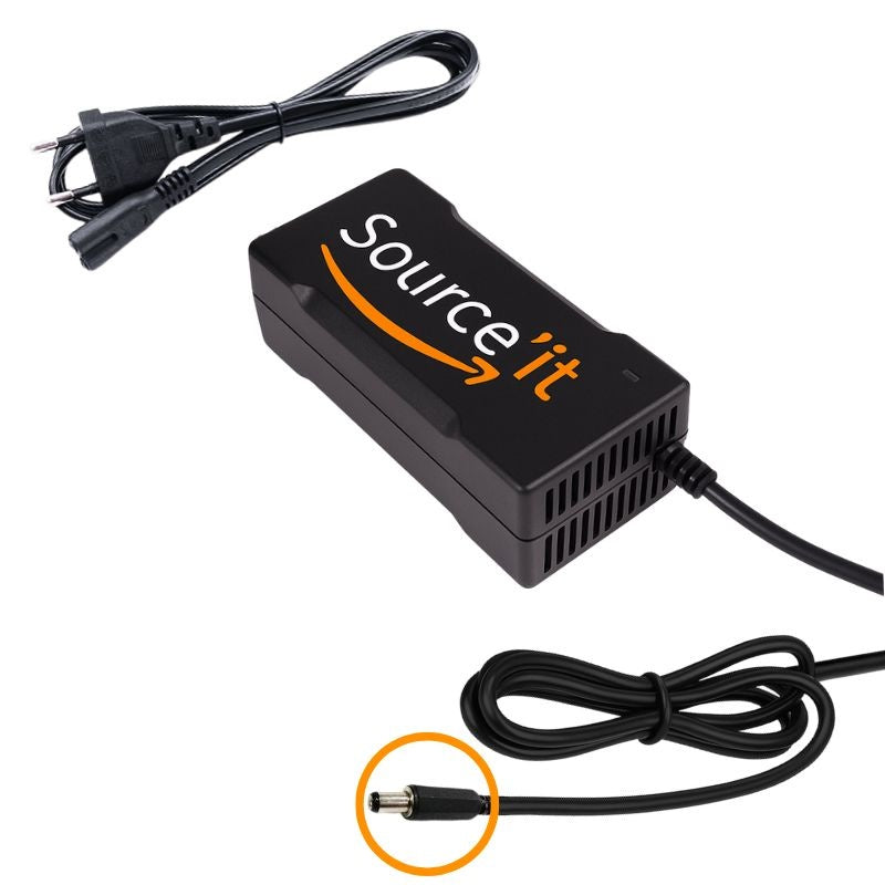 Chargeur Rapide Trottinette Électrique AOVO PRO ESBS PRO 48V-54,6V 4A – Boîtier plastique et ventilation active – Source’IT