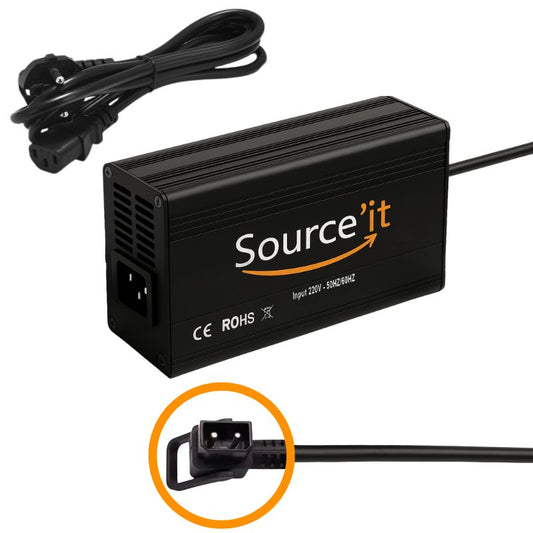 Chargeur Rapide Scooter électrique Rider 3000 72V-84V 10A - Source'IT