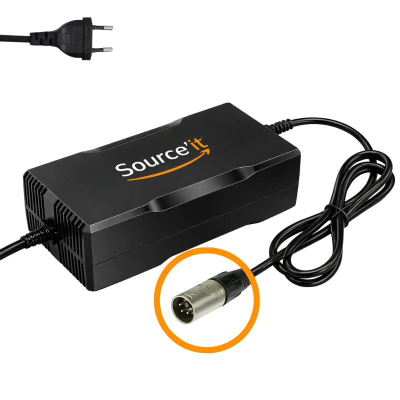 Chargeur Rapide Vélo électrique Stromer 36V-42V 4A XLR-4 - Source'IT