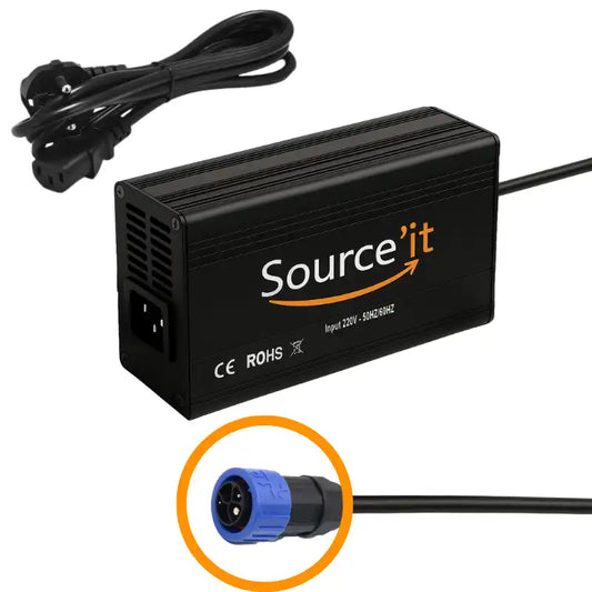 Chargeur Scooter électrique PINK STYLE et PINK STYLE + 72V-84V 10A - Source'IT