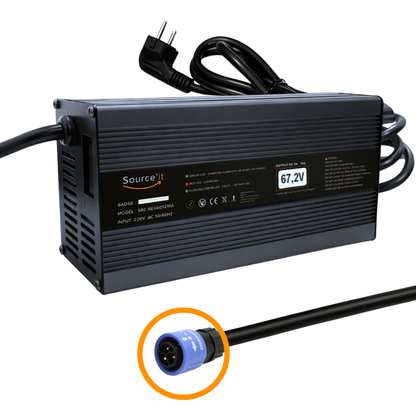 Chargeur Talaria TL3000 60V-67,2V 10A - Source'IT