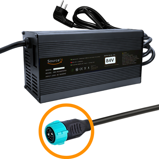 Chargeur Talaria TL5500 MX5 72V-84V 10A (Batterie d'origine) - Source'IT