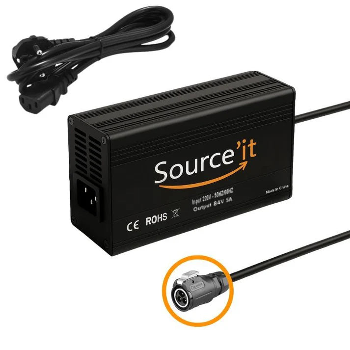 Chargeur Ultra Rapide Dualtron Thunder 2 72V-84V 10A LP16  Source'IT