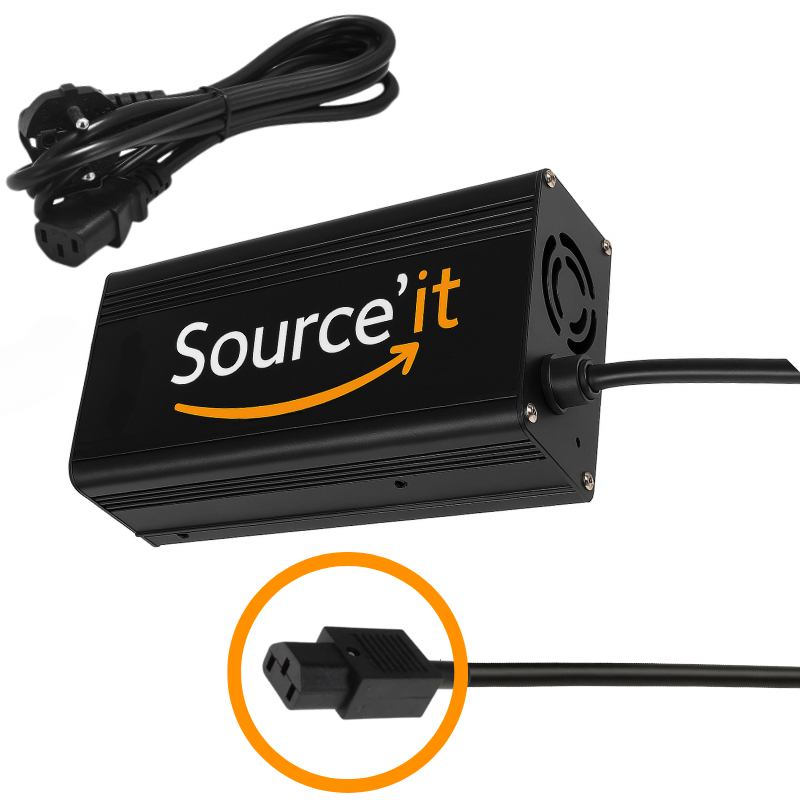 Chargeur Ultra Rapide Trottinette Électrique OOTD T30 60V-67,2V 5A avec connecteur original OOTD - Source'IT
