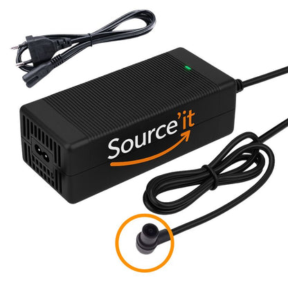 Chargeur Xiaomi Scooter4 ULTRA avec ventilation active 48V-54,6V/53.6V 2A - Source'IT