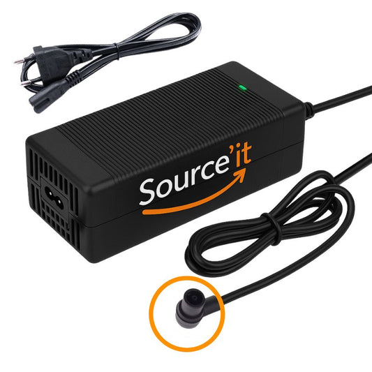 Chargeur Xiaomi Scooter4 ULTRA avec ventilation active 48V-54,6V/53.6V 2A - Source'IT