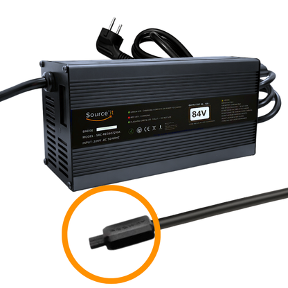 Chargeur réglable Ultra Rapide Ninebot Segway GT3 PRO 72V-84V 10A - Source'IT