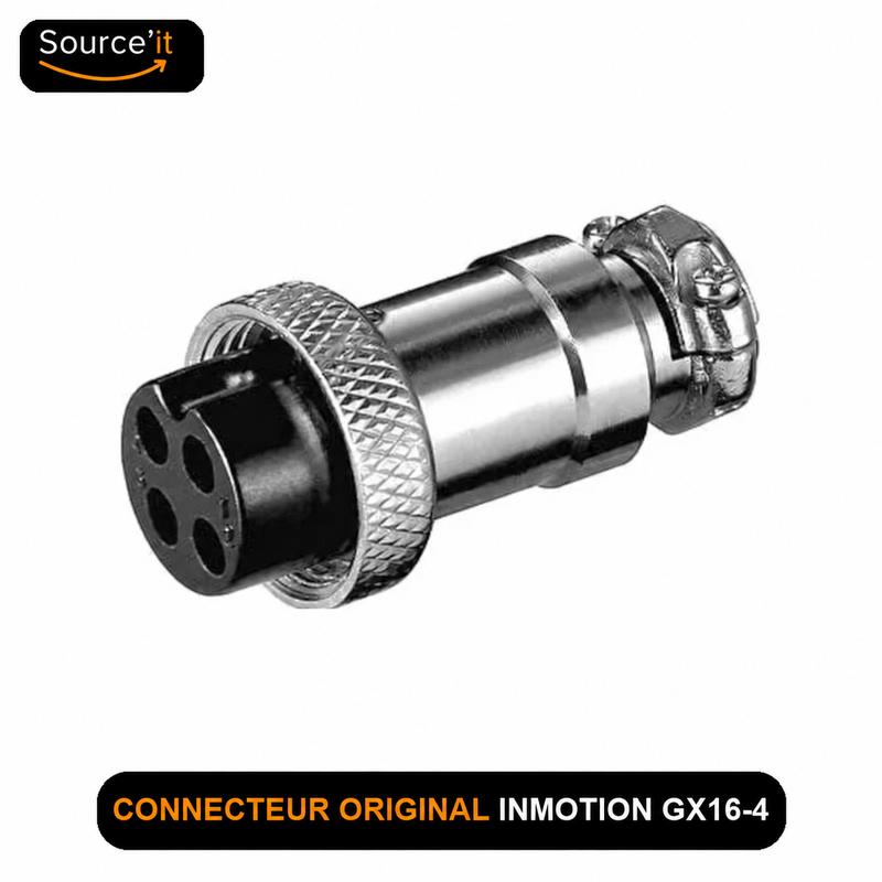 Connecteur GX16-4 original du chargeur INMOTION V9 - Source'IT