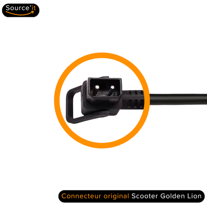 Connecteur original du chargeur Golden Lion JS2B 3000W - Source'IT
