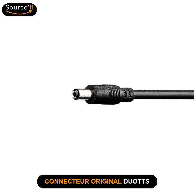 Chargeur Vélo Électrique DUOTTS N26 4A Rapide - Connecteur original DUOTTS - Source'IT