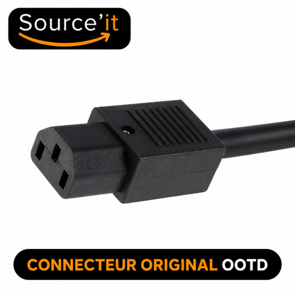 Connecteur original OOTD pour chargeur de trottinette électrique T10 – Source’IT