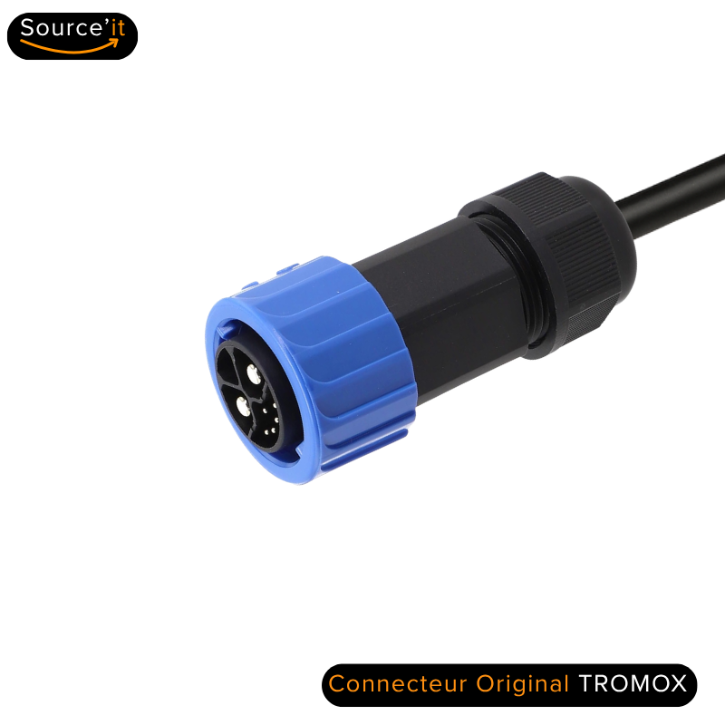 Connecteur original TROMOX UKKO S pour chargeur 10A - Source'IT
