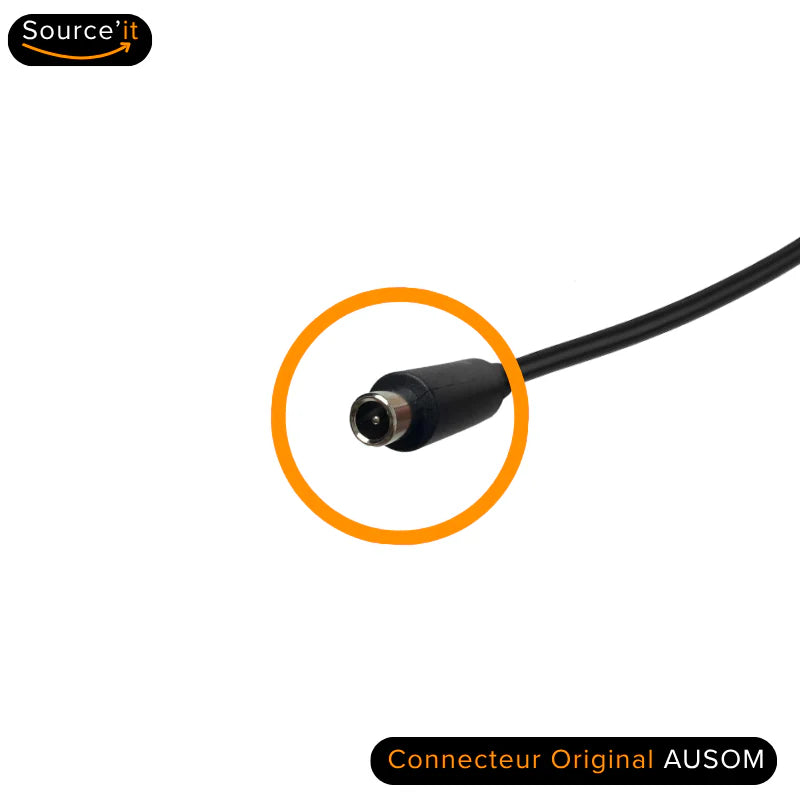 Connecteur de Chargeur Ausom K20 et Ausom K20 PRO 48V - 54,6V 2A - Source'IT