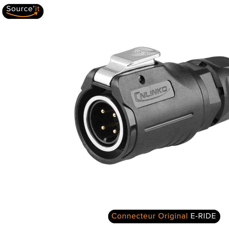 Connecteur de Chargeur E ride PRO SR 72V-84V 10A (Batterie d'origine) - Source'IT
