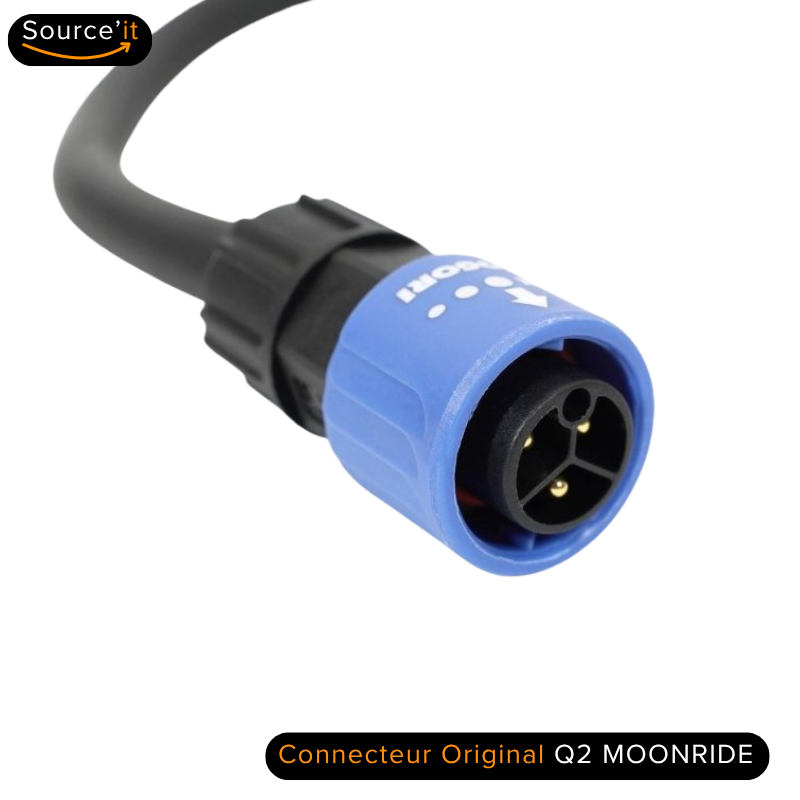 Connecteur de Chargeur Pocket Q2 MOONRIDE 60V-67,2V 5A - Source'IT