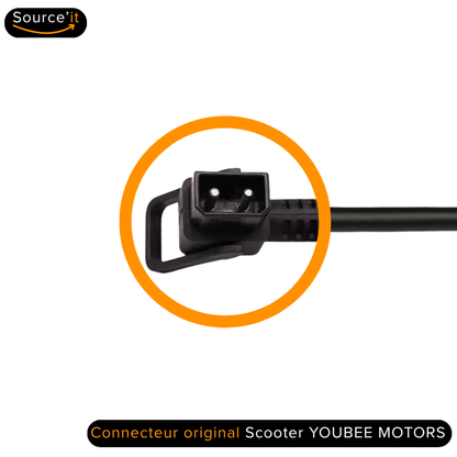 Connecteur de Chargeur Pocket Scooter électrique Youbee Heritage 125 72V-84V 5A - Source'IT