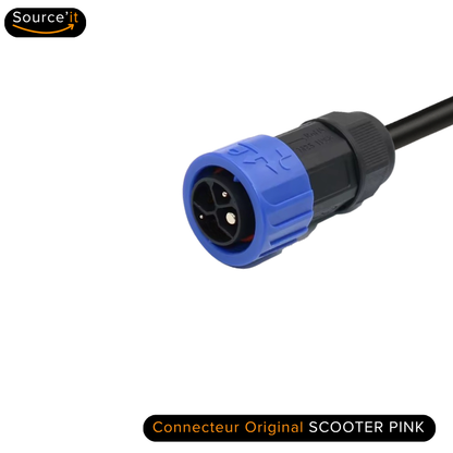 Connecteur de Chargeur RAPIDE Scooter électrique PINK POP et PINK POP + 72V-84V 10A - Source'IT
