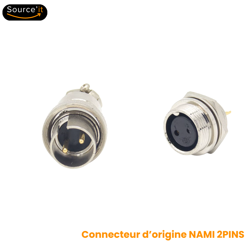 Connecteur de Chargeur Réglable Ultra Rapide 60V-67,2V 10A Nami Klima - Klima MAX - Nami Blast 2pins - Source'IT
