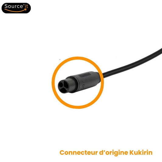 Connecteur de Chargeur Rapide Kukirin A1 48V - 54,6V 4A - Source'IT