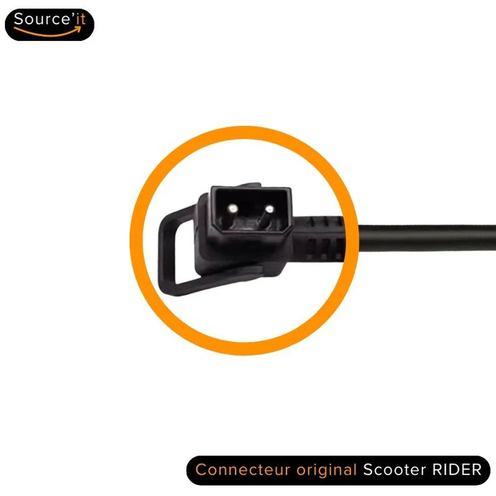 Connecteur de Chargeur Scooter électrique Rider 5000W 72V-84V 5A - Source'IT