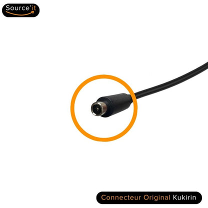 Connecteur de Chargeur Ultra Rapide Kukirin G2 MAX 48V - 54,6V 5A - Source'IT