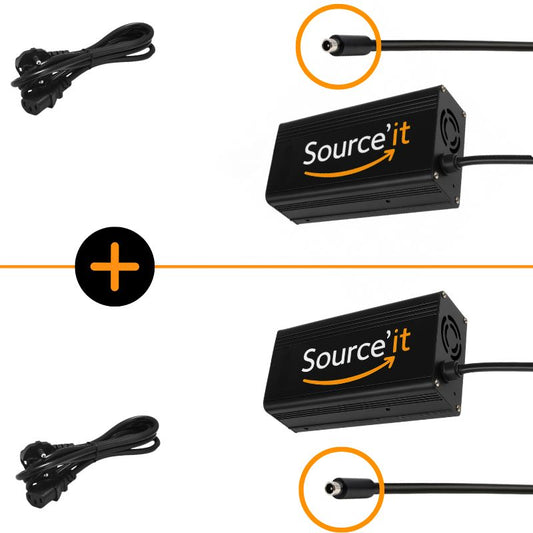 Pack Cargador ultrarrápido Kukirin G4 MAX 60V - 67,2V 10A - Source'IT
