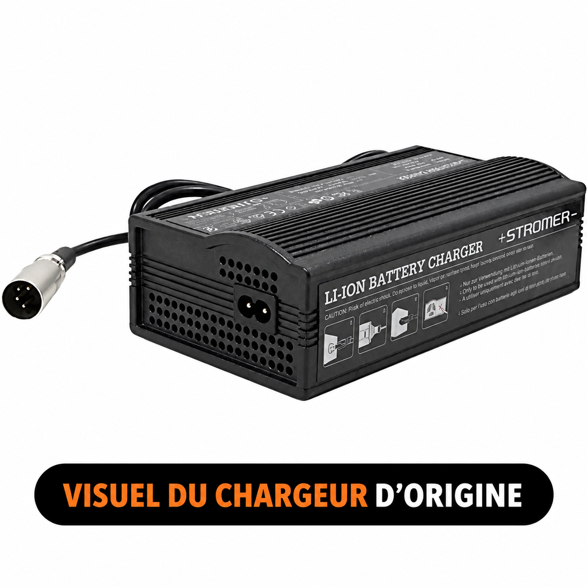 Cargador original Stromer ST1 36V-42V 2A - Source'IT