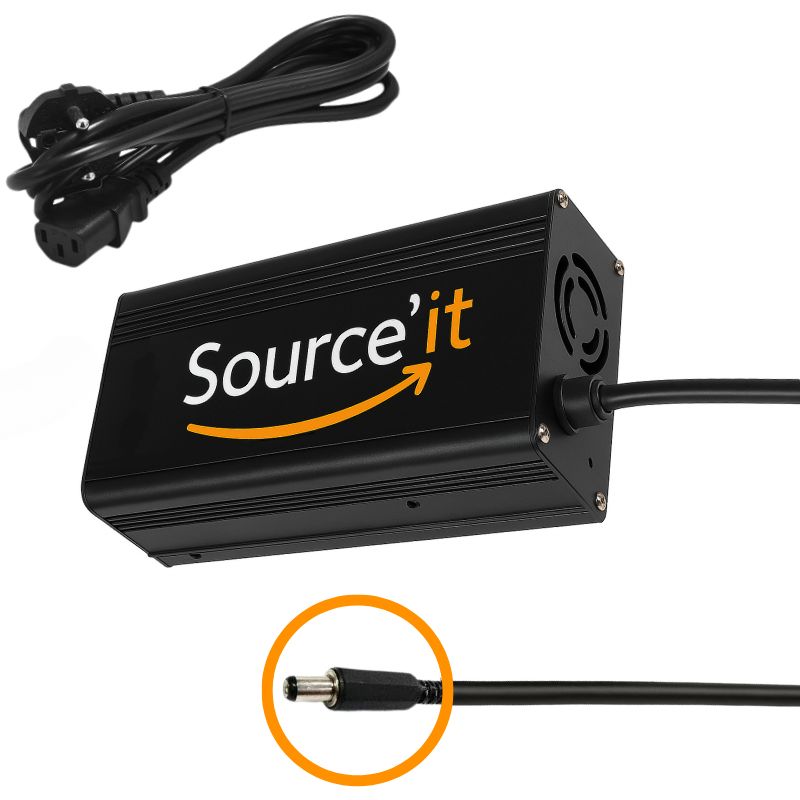 Fast Charger 48V-54.6V 5A Jack 5.5X2.1mm