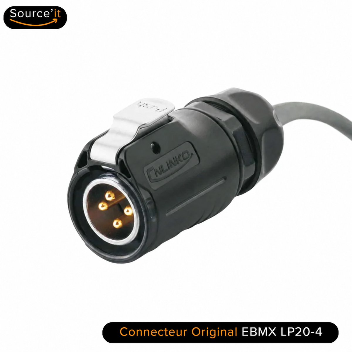 Connecteur original EBMX LP20-4 pour chargeur Sur-Ron Light Bee