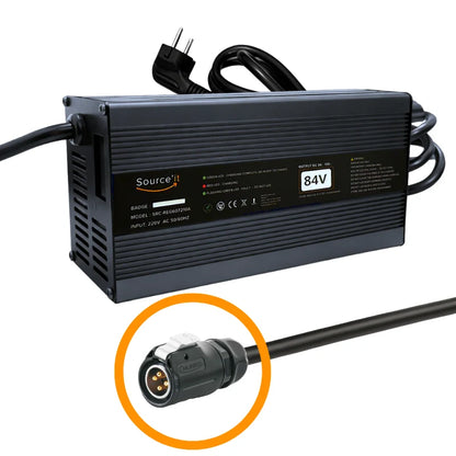 Chargeur pour batterie custom EBMX Sur-Ron Light Bee 72V-84V 10A LP20-4