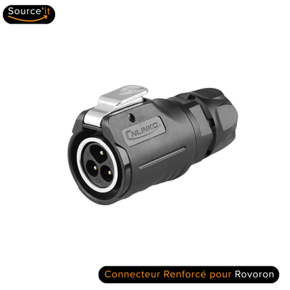 Connectique d'origine du Chargeur Ultra Rapide Rovoron R5 60V-67,2V 10A - Source'IT