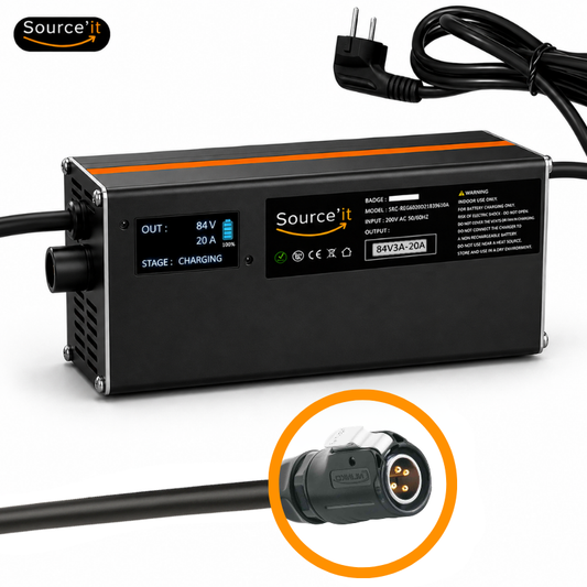 Chargeur Ultra Rapide Sur-Ron Ultra Bee 72V-84V 20A (Batterie d'origine) - Source'IT